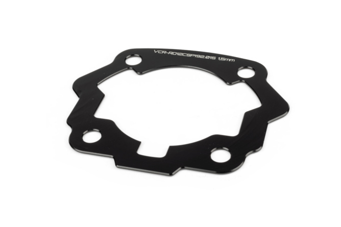 Zylinderfußspacer 1,5mm Voca Derbi Euro 2 Schwarz