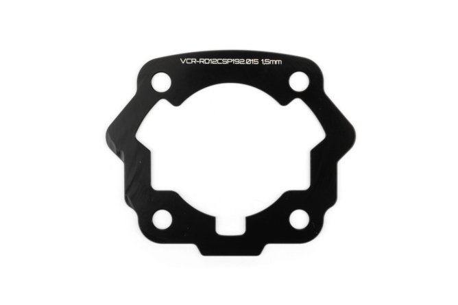 Zylinderfußspacer 1,5mm Voca Derbi Euro 2 Schwarz