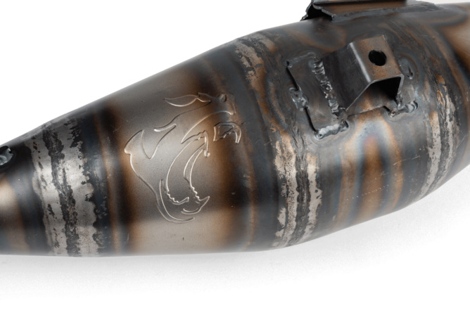 Auspuff Voca Road-Race 70 Minarelli liegend