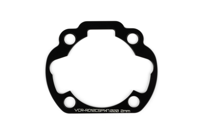 Cale de cylindre 2mm Voca Derbi Variant Noir