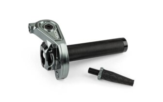 Mando de Gas R&aacute;pido Voca Bestia CNC 90&ordm; Gris