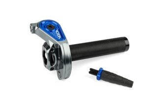 Mando de Gas R&aacute;pido Voca Bestia CNC 90&ordm; Azul