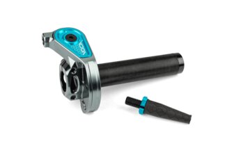 Mando de Gas R&aacute;pido Voca Bestia CNC 90&ordm; Turquesa