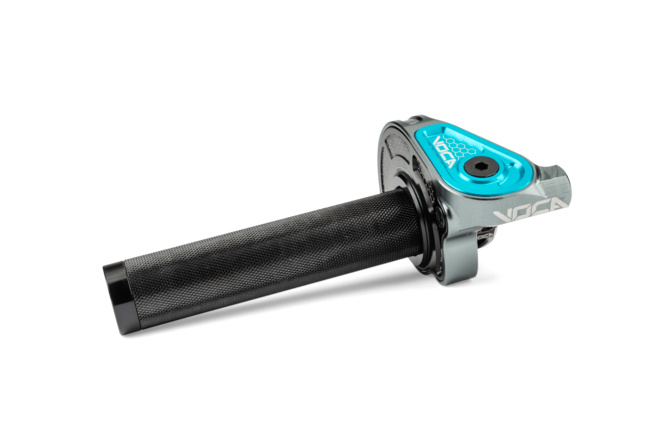 Quick-Action Throttle Voca Bestia CNC 90&ordm; Turquoise