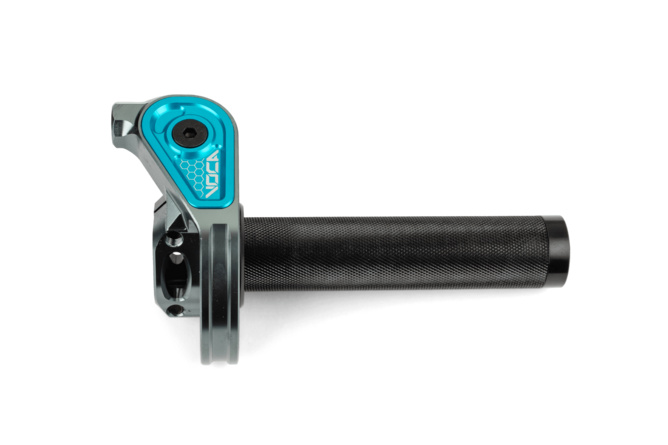 Quick-Action Throttle Voca Bestia CNC 90&ordm; Turquoise