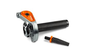 Mando de Gas R&aacute;pido Voca Bestia CNC 90&ordm; Naranja