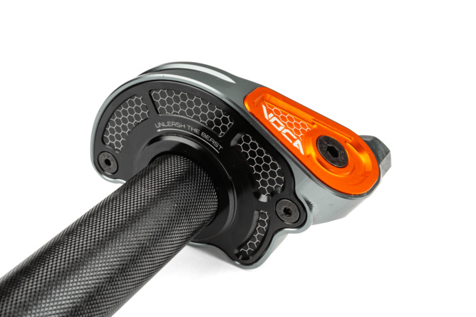 Quick-Action Throttle Voca Bestia CNC 90&ordm; Orange