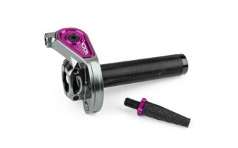 Mando de Gas R&aacute;pido Voca Bestia CNC 90&ordm; Violeta