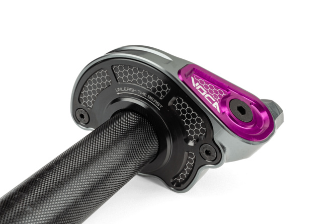 Comando Gas Rapido Voca Bestia CNC 90&ordm; Viola