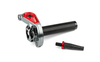 Mando de Gas R&aacute;pido Voca Bestia CNC 90&ordm; Rojo