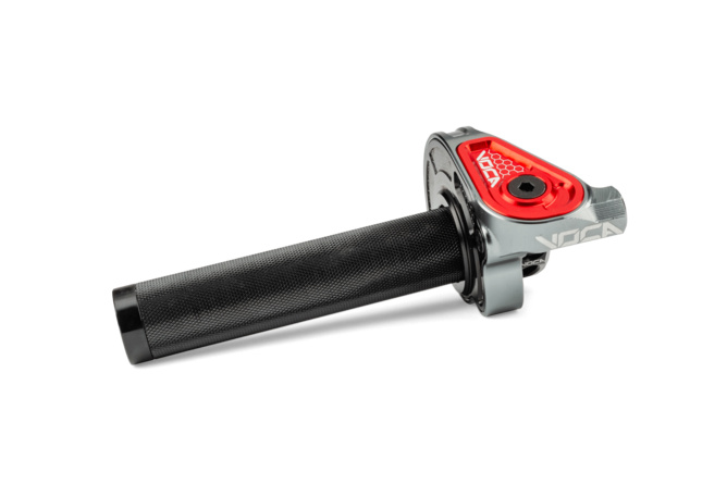 Comando Gas Rapido Voca Bestia CNC 90&ordm; Rosso