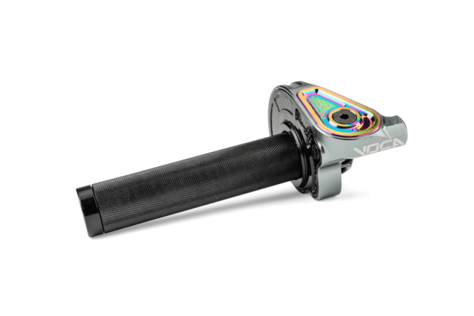 Comando Gas Rapido Voca Bestia CNC 90&ordm; Neocromato