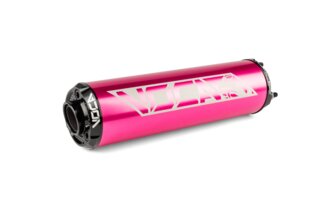 Endschalld&auml;mpfer Voca Alu CNC pink / schwarz