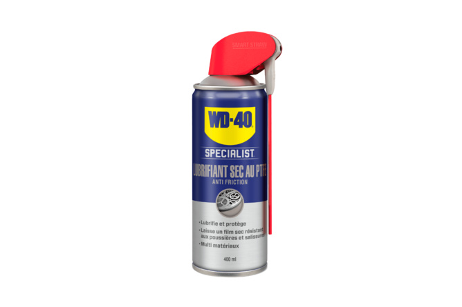 Spray lubrifiant, Lubrifiant sec au PTFE WD-40 Specialist spray double position 400ml en Aérosol