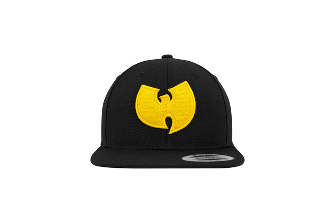 Snapback Cap Wu-Wear Logo schwarz