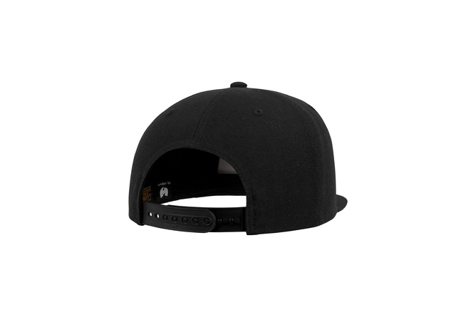 Snapback Cap Wu-Wear Logo schwarz