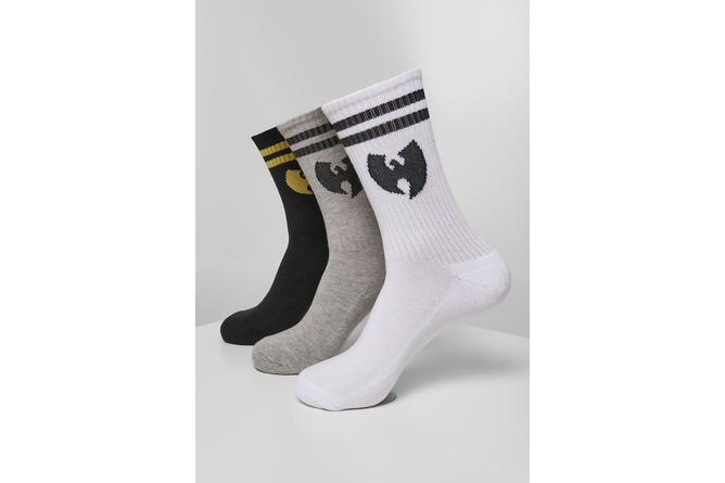 Socks 3-Pack Wu-Wear white/grey/black
