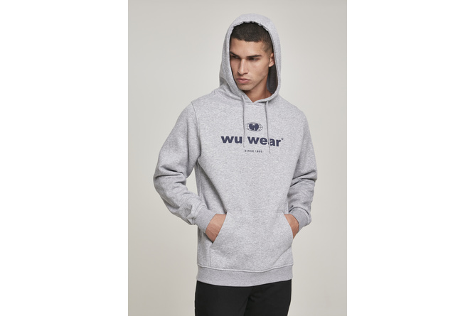 Hoody Wu-Wear Since 1995 grigio chiaro