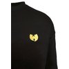 Sweater Crewneck / Rundhals Wu-Wear Tape Chest Embroidery schwarz