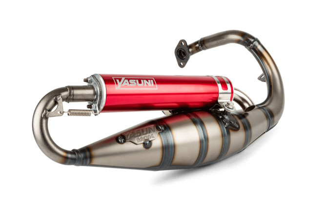 Exhaust Yasuni R Red fortuna Peugeot vertical (Speedfight / Trekker)