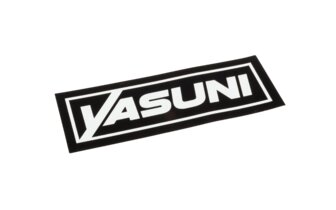 Aufkleber Yasuni Endschalldämpfer 110x25mm