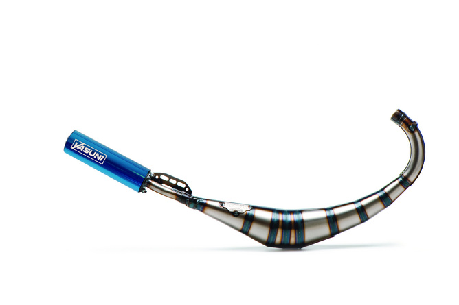 Auspuff Yasuni R2 AM6 / Derbi Blau