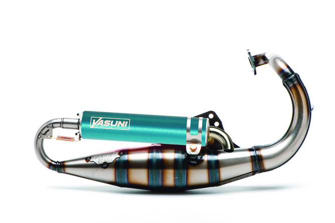 Auspuff Yasuni R Peugeot stehend Blau