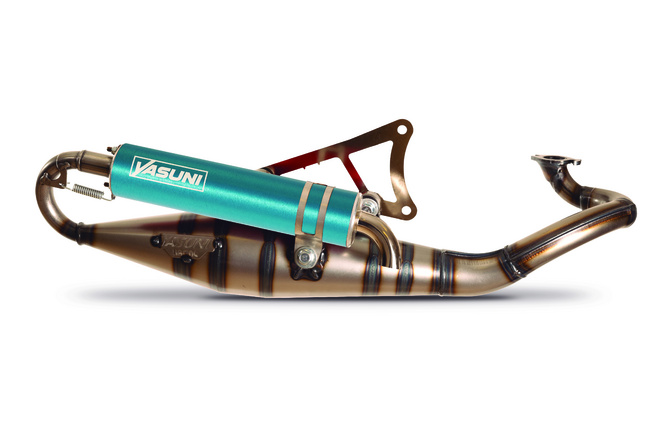 Auspuff Yasuni R-Pro Minarelli liegend Blau