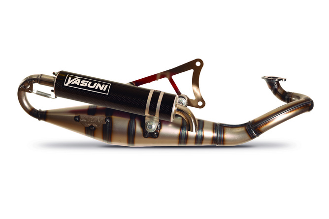 Auspuff Yasuni R-Pro Minarelli liegend Carbon