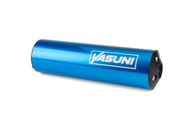 Endschalldämpfer Yasuni Schaltmoped Blau (Ausgang links)