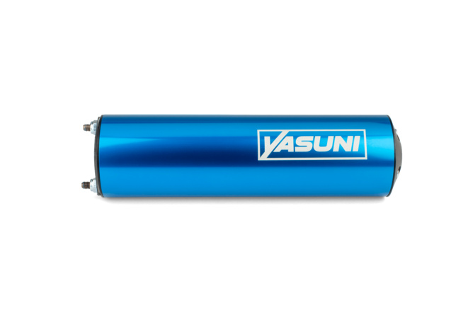 Endschalldämpfer Yasuni Schaltmoped Blau (Ausgang links)
