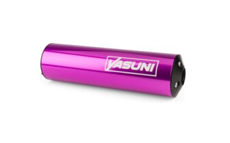 Silencer Yasuni 50cc Motorcycle Purple (left side)
