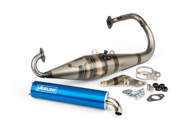 Auspuff Yasuni Z Peugeot stehend Blau