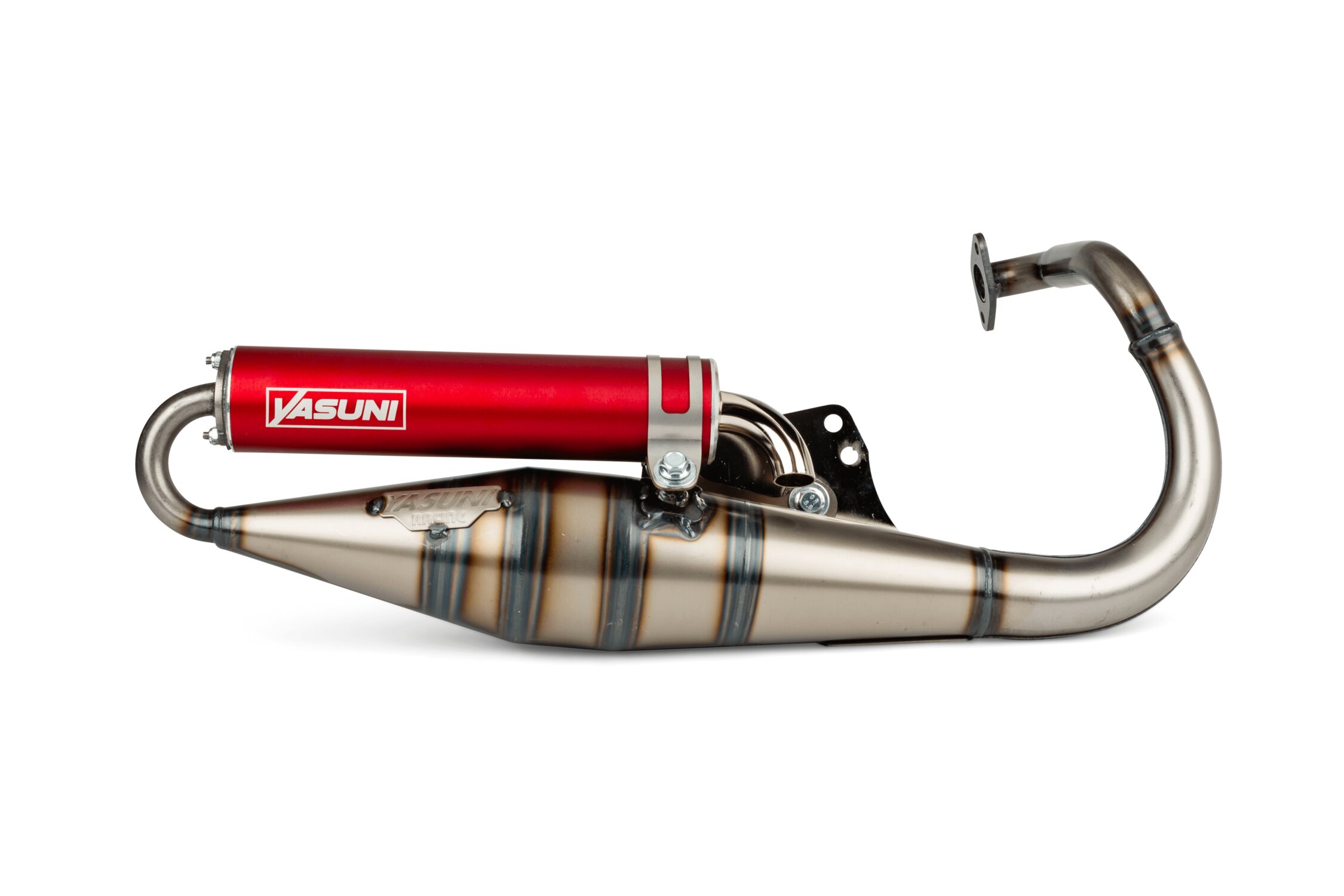 Exhaust Yasuni Z Peugeot vertical fortuna red | MAXISCOOT