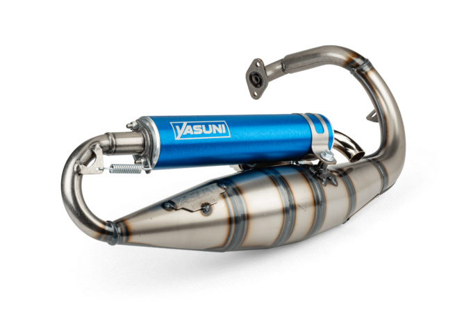 Auspuff Yasuni R Peugeot stehend Blau