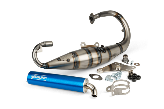 Auspuff Yasuni R Peugeot stehend Blau