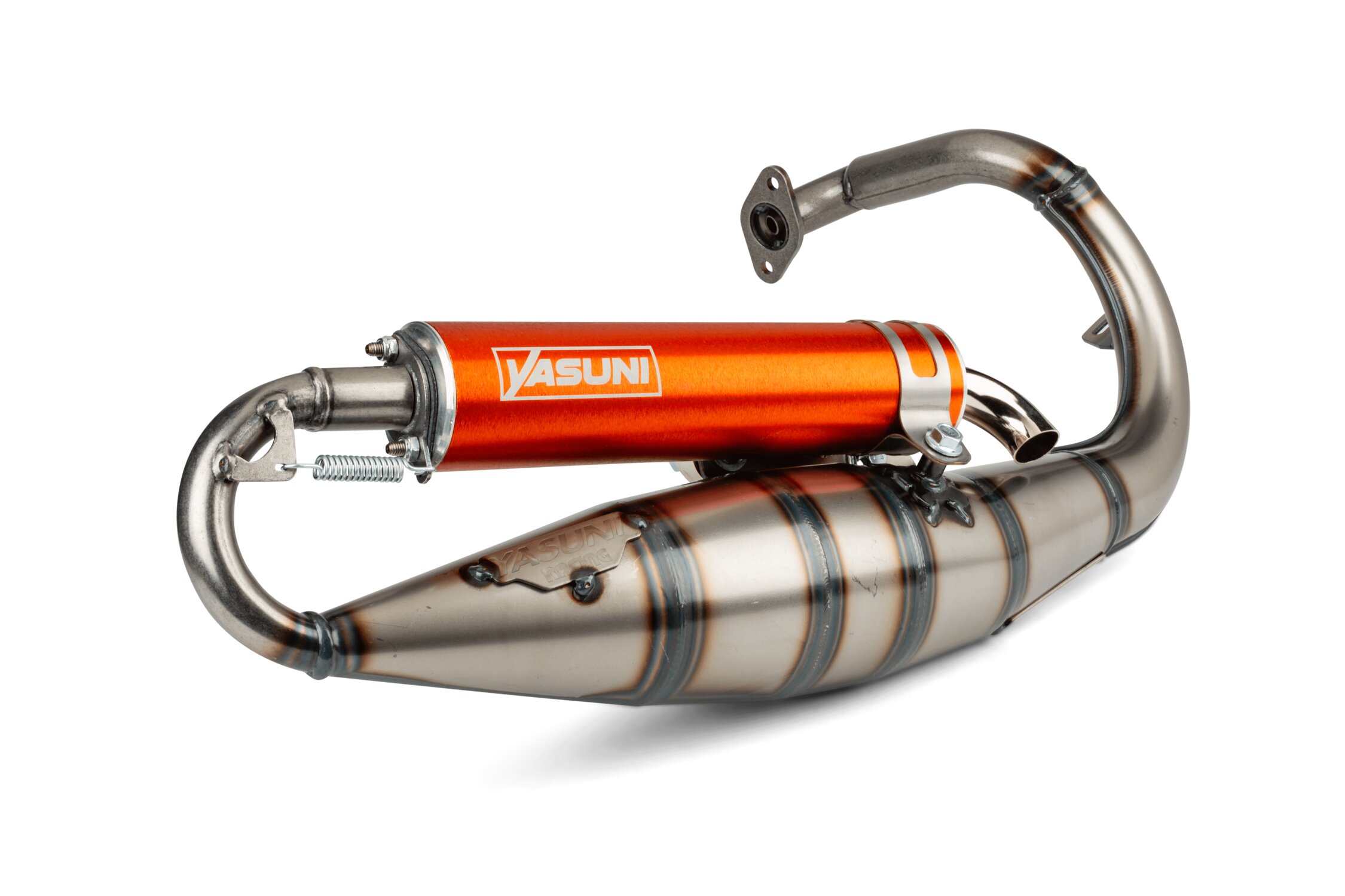 Exhaust Yasuni R Peugeot vertical Orange | MAXISCOOT