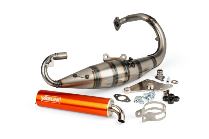 Exhaust Yasuni R Peugeot vertical Orange