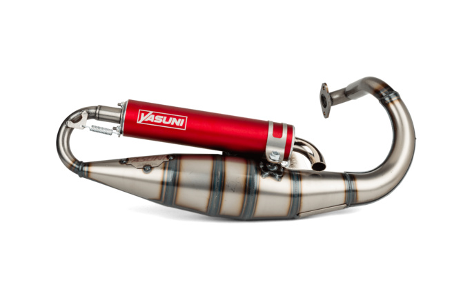 Auspuff Yasuni R Peugeot stehend fortuna red
