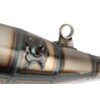 Auspuff Yasuni R Derbi Atlantis / Peugeot liegend AC schwarz