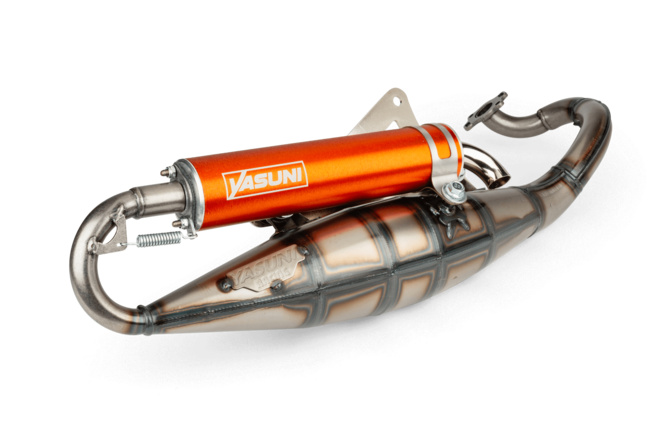 Exhaust Yasuni R Peugeot liegend / Morini Orange