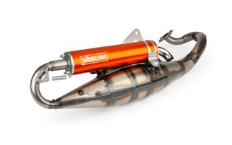 Auspuff Yasuni R Peugeot liegend / Morini Orange