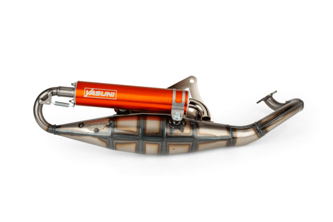Exhaust Yasuni R Peugeot liegend / Morini Orange