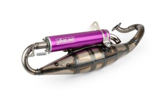 Auspuff Yasuni R Peugeot liegend / Morini Lila