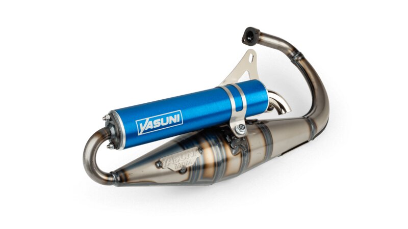 yasu Exhaust Yasuni Z Minarelli vertical Blue | MAXISCOOT