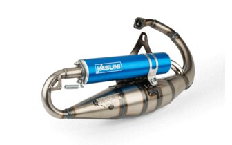 Auspuff Yasuni R Minarelli stehend Blau