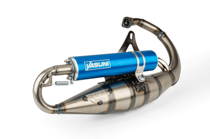Auspuff Yasuni R Minarelli stehend Blau