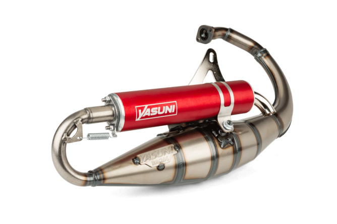 Auspuff Yasuni R Red fortuna Minarelli stehend
