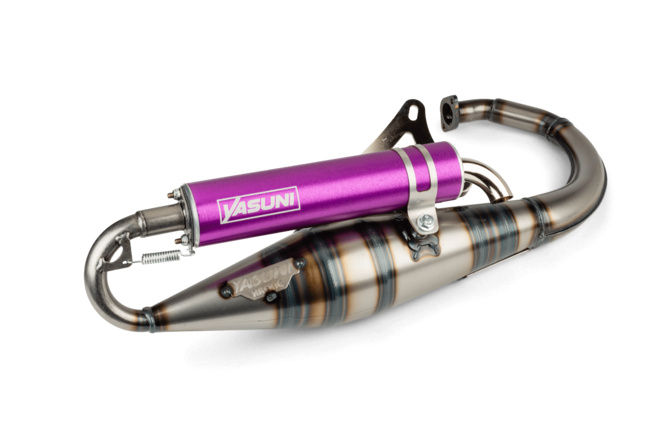 Auspuff Yasuni R-Pro Minarelli stehend Lila