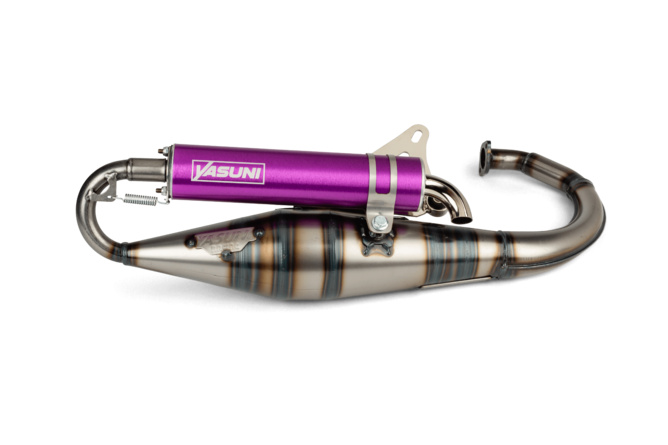 Auspuff Yasuni R-Pro Minarelli stehend Lila